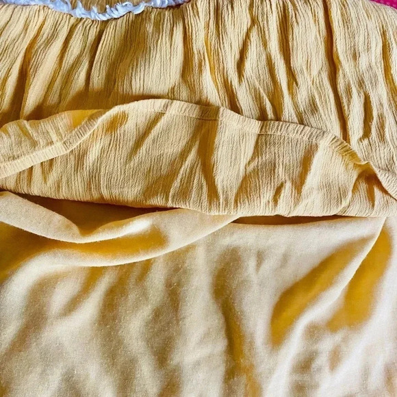 JOIE | Revolve Goldenrod Yellow Embroidered Tiered Boho
Maxi Dress Size 12 - Picture 13 of 14